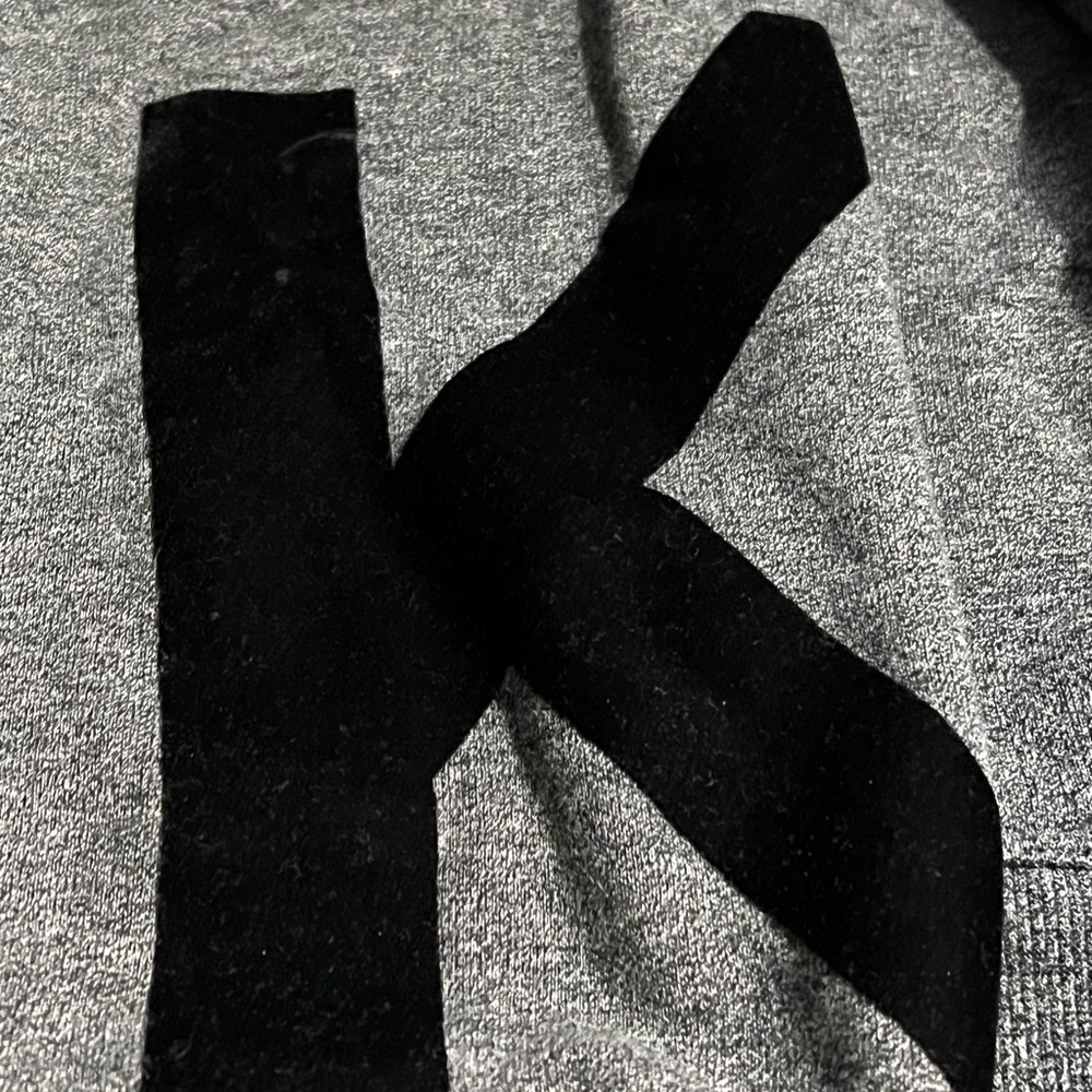 Calvin Klein Women Grey black hoodie
